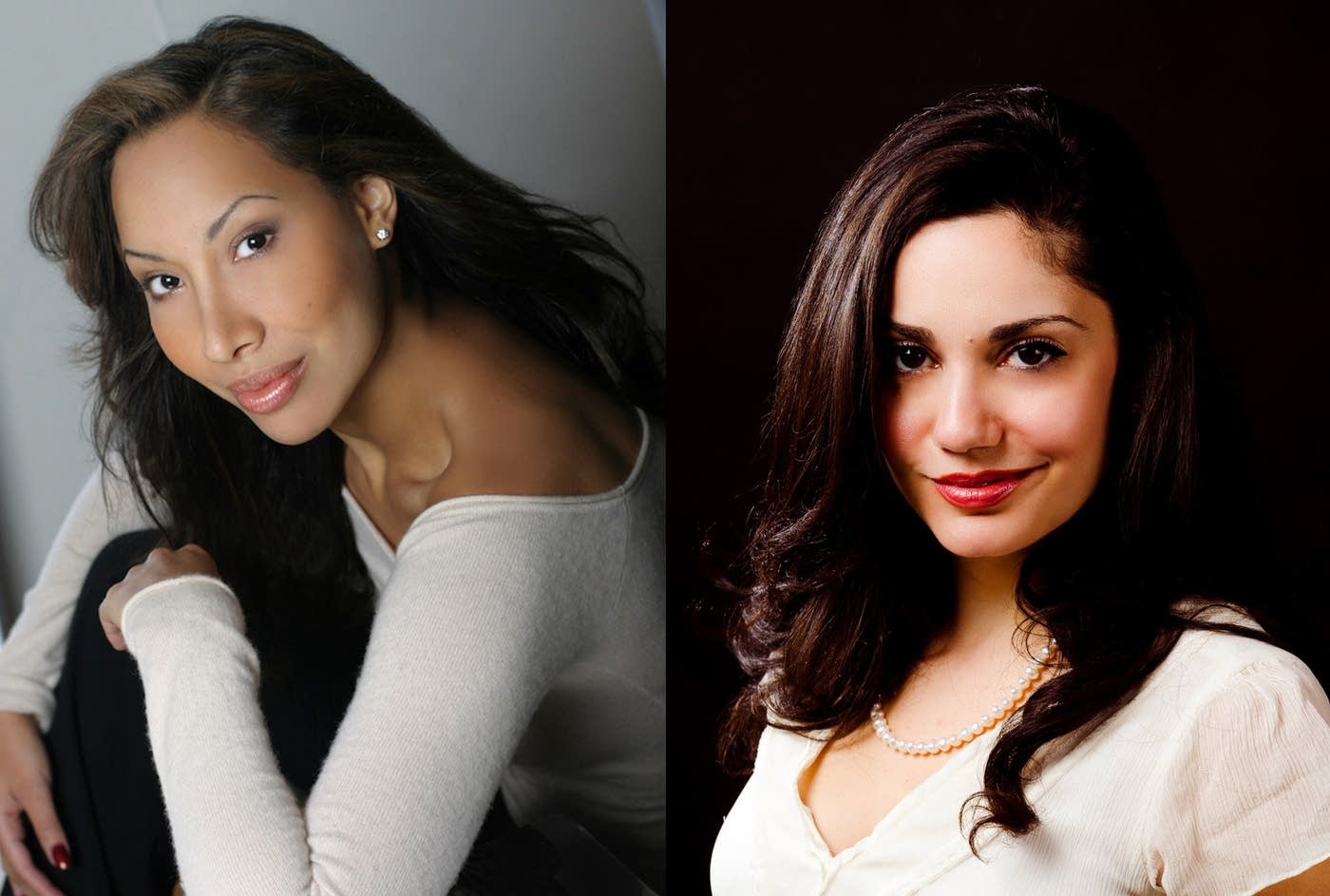 Head shots of Nicole Campbell and Miriam Khalil